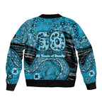 Port Adelaide NAIDOC Week 2026 Sleeve Zip Bomber Jacket Australian Aboriginal Dot Art Dreamtime Pattern Style