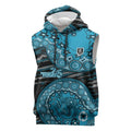 Port Adelaide NAIDOC Week 2026 Sleeveless Hoodie Australian Aboriginal Dot Art Dreamtime Pattern Style