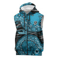 Port Adelaide NAIDOC Week 2026 Sleeveless Zip Hoodie Australian Aboriginal Dot Art Dreamtime Pattern Style