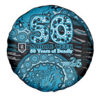 Port Adelaide NAIDOC Week 2026 Spare Tire Cover Australian Aboriginal Dot Art Dreamtime Pattern Style