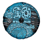 Port Adelaide NAIDOC Week 2026 Spare Tire Cover Australian Aboriginal Dot Art Dreamtime Pattern Style