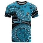 Port Adelaide NAIDOC Week 2026 T Shirt Australian Aboriginal Dot Art Dreamtime Pattern Style