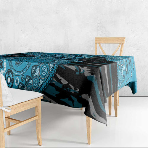 Port Adelaide NAIDOC Week 2026 Tablecloth Australian Aboriginal Dot Art Dreamtime Pattern Style