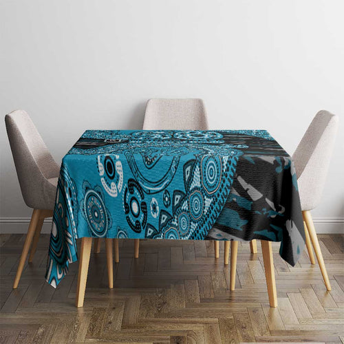 Port Adelaide NAIDOC Week 2026 Tablecloth Australian Aboriginal Dot Art Dreamtime Pattern Style