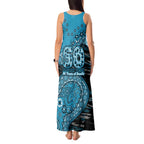 Port Adelaide NAIDOC Week 2026 Tank Maxi Dress Australian Aboriginal Dot Art Dreamtime Pattern Style
