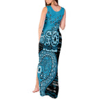 Port Adelaide NAIDOC Week 2026 Tank Maxi Dress Australian Aboriginal Dot Art Dreamtime Pattern Style