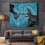 Port Adelaide NAIDOC Week 2026 Tapestry Australian Aboriginal Dot Art Dreamtime Pattern Style