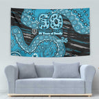 Port Adelaide NAIDOC Week 2026 Tapestry Australian Aboriginal Dot Art Dreamtime Pattern Style
