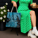 Port Adelaide NAIDOC Week 2026 Tote Bag Australian Aboriginal Dot Art Dreamtime Pattern Style