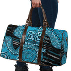 Port Adelaide NAIDOC Week 2026 Travel Bag Australian Aboriginal Dot Art Dreamtime Pattern Style