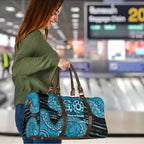 Port Adelaide NAIDOC Week 2026 Travel Bag Australian Aboriginal Dot Art Dreamtime Pattern Style