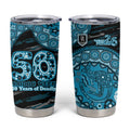 Port Adelaide NAIDOC Week 2026 Tumbler Cup Australian Aboriginal Dot Art Dreamtime Pattern Style