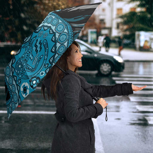 Port Adelaide NAIDOC Week 2026 Umbrella Australian Aboriginal Dot Art Dreamtime Pattern Style