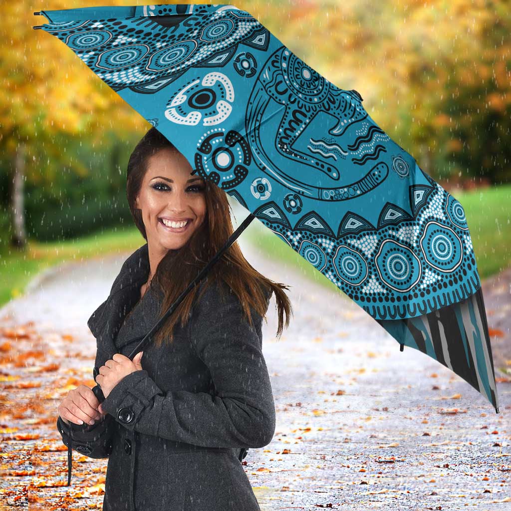 Port Adelaide NAIDOC Week 2026 Umbrella Australian Aboriginal Dot Art Dreamtime Pattern Style