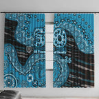 Port Adelaide NAIDOC Week 2026 Window Curtain Australian Aboriginal Dot Art Dreamtime Pattern Style