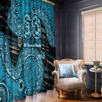 Port Adelaide NAIDOC Week 2026 Window Curtain Australian Aboriginal Dot Art Dreamtime Pattern Style