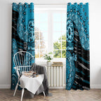 Port Adelaide NAIDOC Week 2026 Window Curtain Australian Aboriginal Dot Art Dreamtime Pattern Style