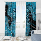 Port Adelaide NAIDOC Week 2026 Window Curtain Australian Aboriginal Dot Art Dreamtime Pattern Style