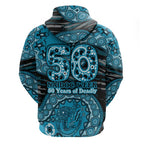 Port Adelaide NAIDOC Week 2026 Zip Hoodie Australian Aboriginal Dot Art Dreamtime Pattern Style