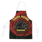 Personalized Penrith Panthers Apron Polynesian Tribal Chest and Sleeve Tattoo