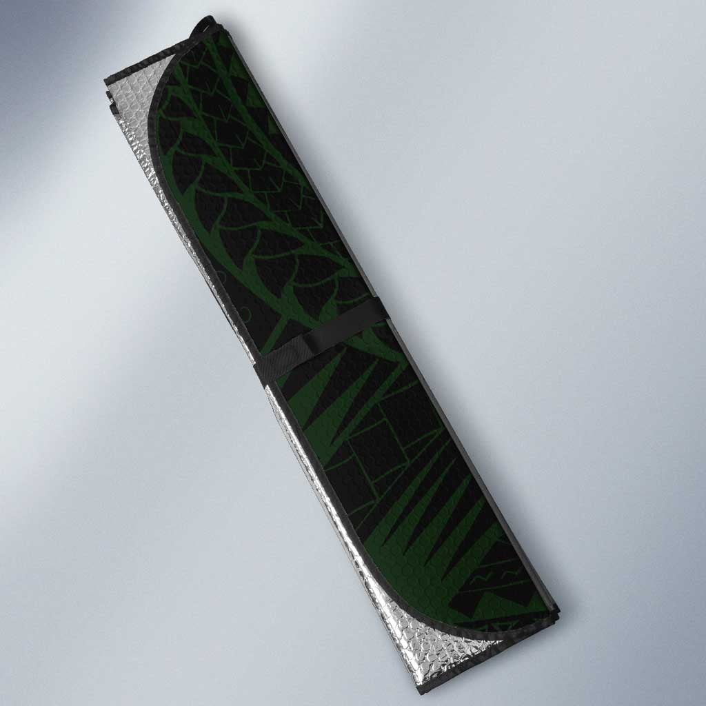 Personalized Penrith Panthers Auto Sun Shade Polynesian Tribal Chest and Sleeve Tattoo