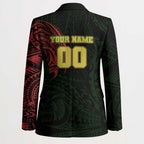 Personalized Penrith Panthers Blazer Polynesian Tribal Chest and Sleeve Tattoo