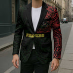 Personalized Penrith Panthers Blazer Polynesian Tribal Chest and Sleeve Tattoo