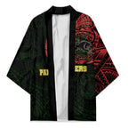 Personalized Penrith Panthers Kimono Polynesian Tribal Chest and Sleeve Tattoo