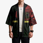 Personalized Penrith Panthers Kimono Polynesian Tribal Chest and Sleeve Tattoo
