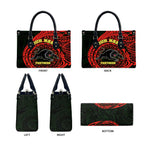 Personalized Penrith Panthers Leather Bag Polynesian Tribal Chest and Sleeve Tattoo