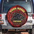 Personalized Penrith Panthers Spare Tire Cover Polynesian Tribal Chest and Sleeve Tattoo