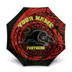 Personalized Penrith Panthers Umbrella Polynesian Tribal Chest and Sleeve Tattoo