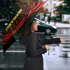 Personalized Penrith Panthers Umbrella Polynesian Tribal Chest and Sleeve Tattoo
