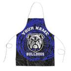 Personalized Canterbury-Bankstown Bulldogs Apron Polynesian Tribal Chest and Sleeve Tattoo