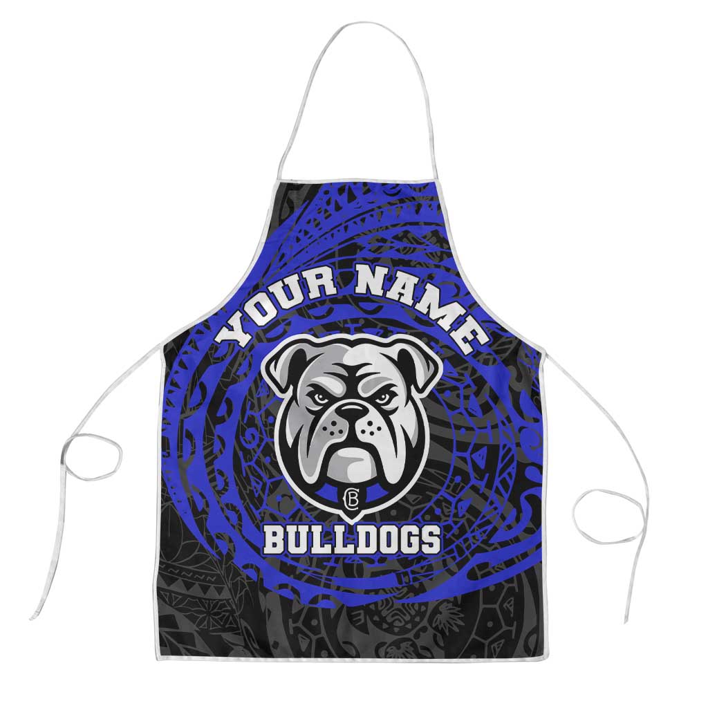 Personalized Canterbury-Bankstown Bulldogs Apron Polynesian Tribal Chest and Sleeve Tattoo