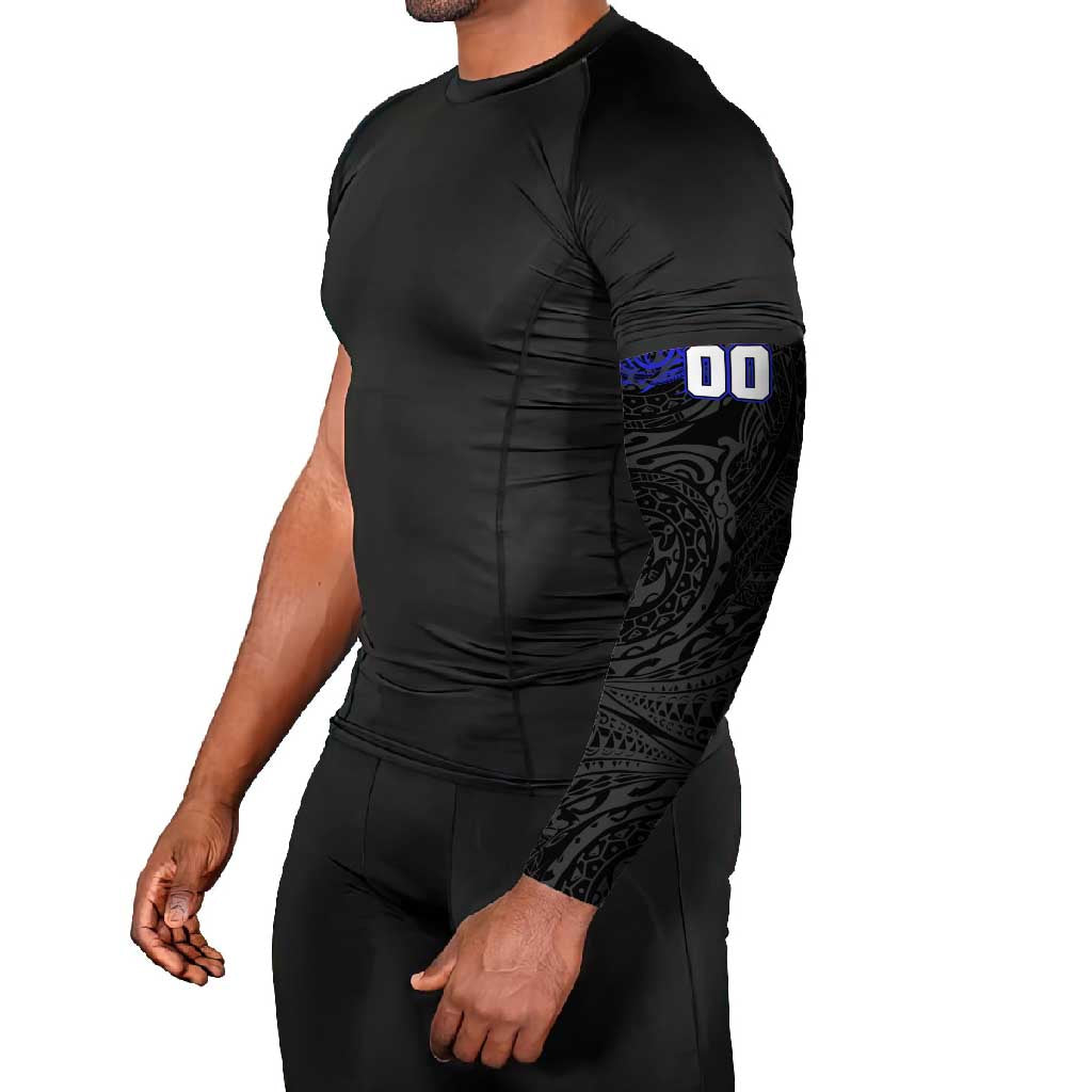 Personalized Canterbury-Bankstown Bulldogs Arm Sleeves Polynesian Tribal Chest and Sleeve Tattoo