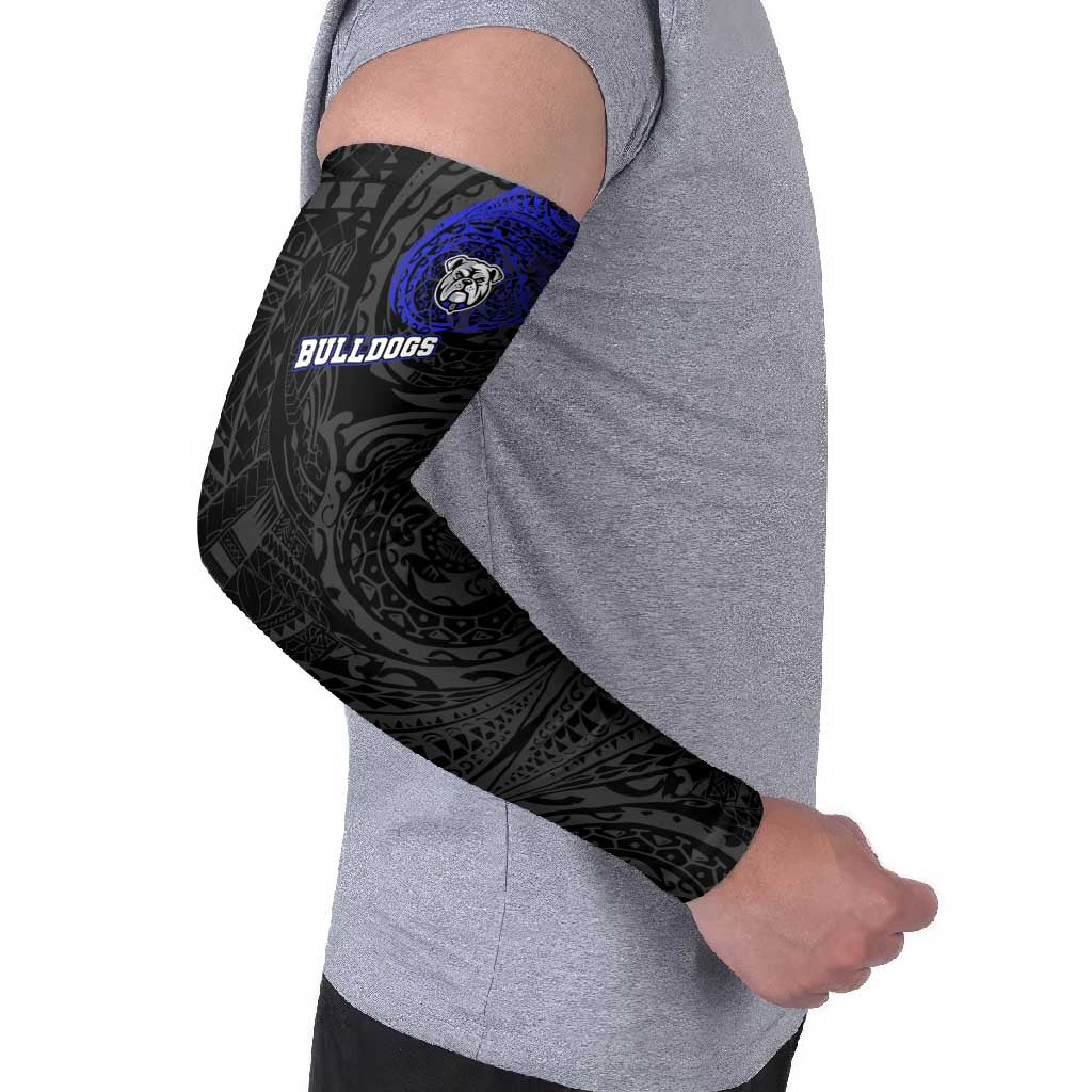 Personalized Canterbury-Bankstown Bulldogs Arm Sleeves Polynesian Tribal Chest and Sleeve Tattoo
