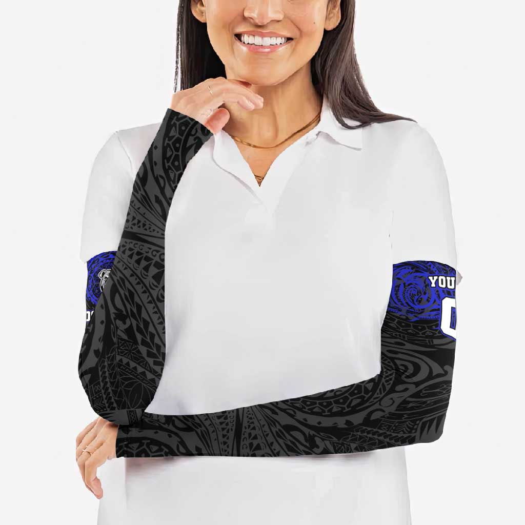 Personalized Canterbury-Bankstown Bulldogs Arm Sleeves Polynesian Tribal Chest and Sleeve Tattoo