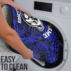Personalized Canterbury-Bankstown Bulldogs Bathroom Set Polynesian Tribal Chest and Sleeve Tattoo