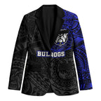 Personalized Canterbury-Bankstown Bulldogs Blazer Polynesian Tribal Chest and Sleeve Tattoo