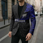Personalized Canterbury-Bankstown Bulldogs Blazer Polynesian Tribal Chest and Sleeve Tattoo