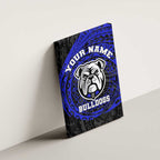 Personalized Canterbury-Bankstown Bulldogs Canvas Wall Art Polynesian Tribal Chest and Sleeve Tattoo