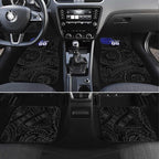 Personalized Canterbury-Bankstown Bulldogs Car Mats Polynesian Tribal Chest and Sleeve Tattoo