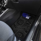 Personalized Canterbury-Bankstown Bulldogs Car Mats Polynesian Tribal Chest and Sleeve Tattoo