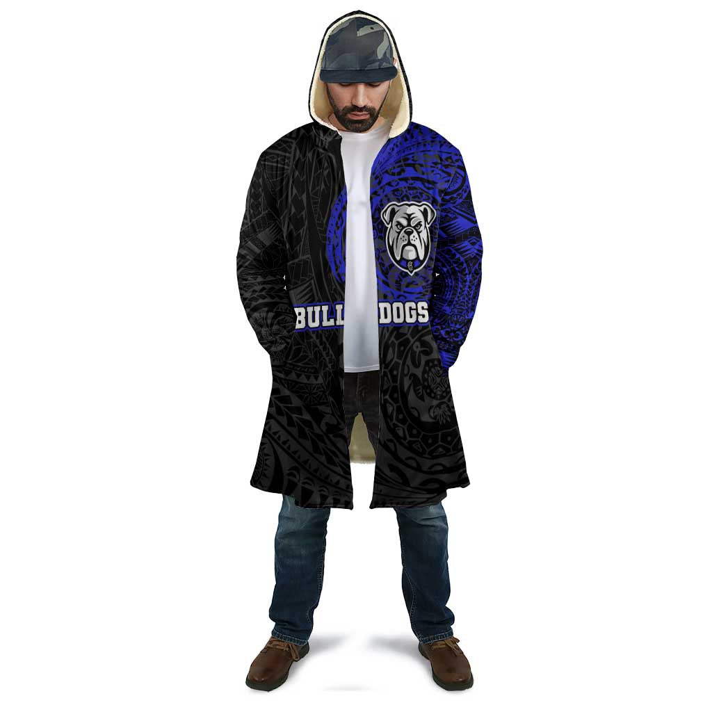 Personalized Canterbury-Bankstown Bulldogs Cloak Polynesian Tribal Chest and Sleeve Tattoo