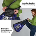 Personalized Canterbury-Bankstown Bulldogs Grocery Bag Polynesian Tribal Chest and Sleeve Tattoo