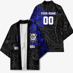 Personalized Canterbury-Bankstown Bulldogs Kimono Polynesian Tribal Chest and Sleeve Tattoo
