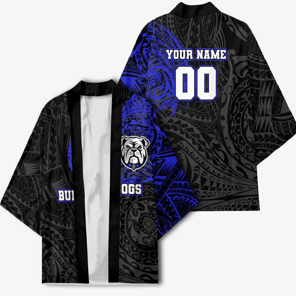 Personalized Canterbury-Bankstown Bulldogs Kimono Polynesian Tribal Chest and Sleeve Tattoo