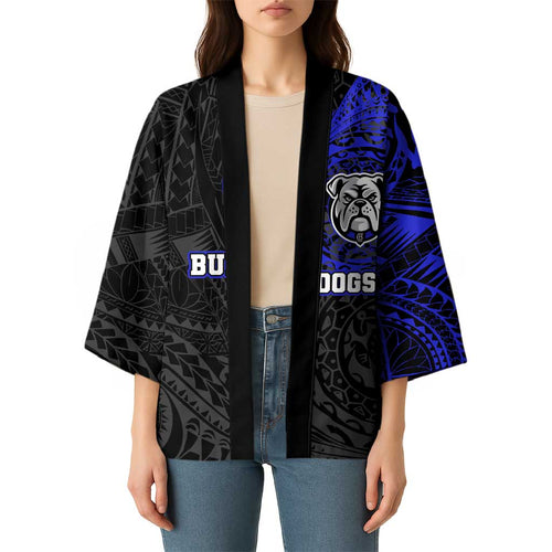 Personalized Canterbury-Bankstown Bulldogs Kimono Polynesian Tribal Chest and Sleeve Tattoo