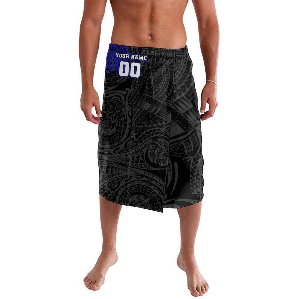 Personalized Canterbury-Bankstown Bulldogs Lavalava Polynesian Tribal Chest and Sleeve Tattoo